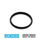jual JJC Reverse Adapter Male to Male 49mm - 58mm
