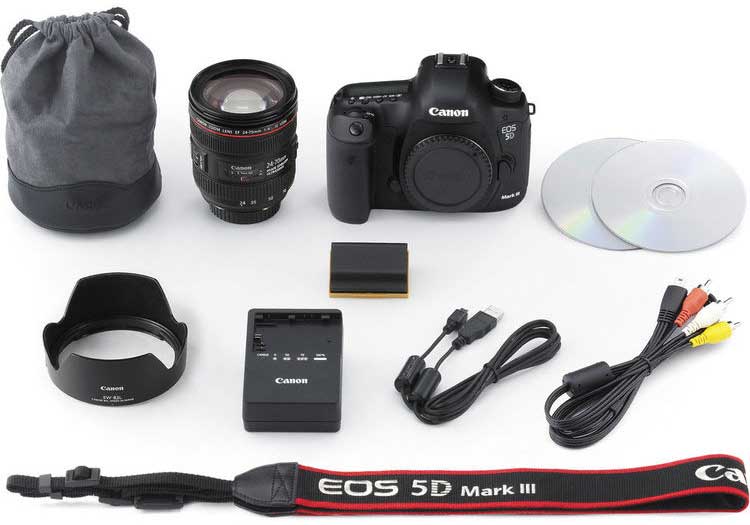 Canon EOS 5D Mark III with EF 24-70 F4L IS USM