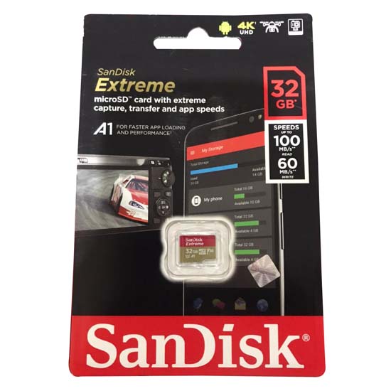 Jual Sandisk Extreme MicroSDHC A1 U3 V30 - 32GB Harga Murah Terbaik dan Spesifikasi