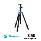 jual Fotopro Tripod C50i + FPH-52Q Blue