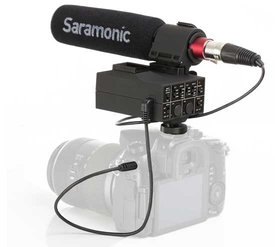 Jual Saramonic MixMic XLR Audio Mixer with Microphone