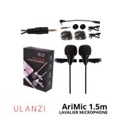 jual Ulanzi AriMic Dual-Head Lavalier Microphone 1.5m