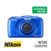 jual kamera Nikon Coolpix W100 Blue harga murah surabaya jakarta