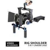 Jual Rig Shoulder 5 in 1 Camera Cage for Kamera DSLR Harga Terbaik