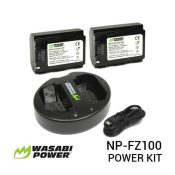 jual Wasabi Power Kit NP-FZ100 Dual Charger for Sony harga murah surabaya jakarta