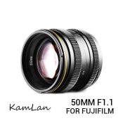 jual lensa Kamlan 50mm F1.1 Fujifilm X-Mount harga murah surabaya jakarta