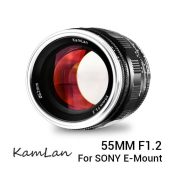 Jual Lensa Kamlan 55mm f1.2 for Sony E-Mount Harga Terbaik dan Spesifikasi
