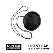 jual Front Cap Polos Center Pinch 58mm