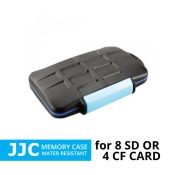 jual JJC Memory Card Case water-resistant for 8 SD or 4 CF Cards