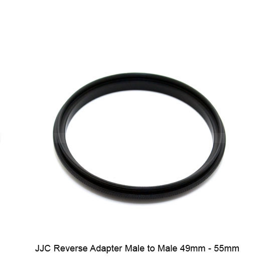 JJC Reverse Adapter Male to Male 49mm - 55mm