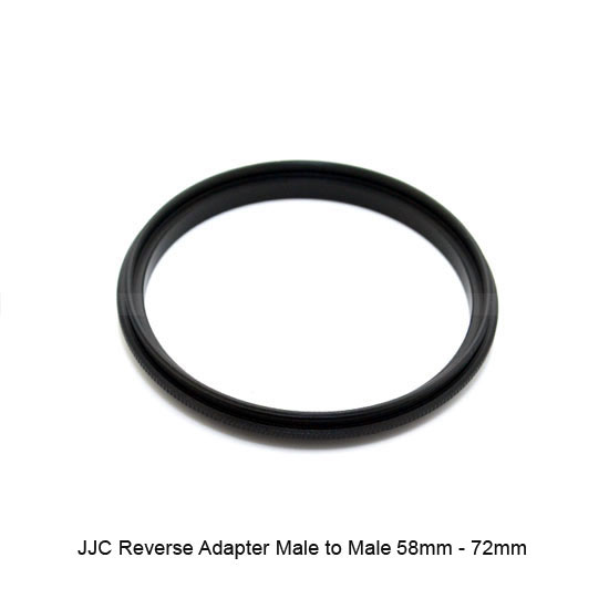 JJC Reverse Adapter Male to Male 58mm - 72mm
