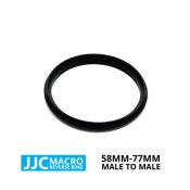 jual JJC Reverse Adapter Male to Male 58mm - 77mm