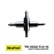 jual Nice – Tri Head Light Stand Adapter FLH-16