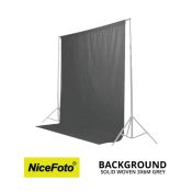 jual NiceFoto Background Solid Woven 3×6M Grey