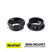 jual NiceFoto Interchangeable Mount Mini to Bowens