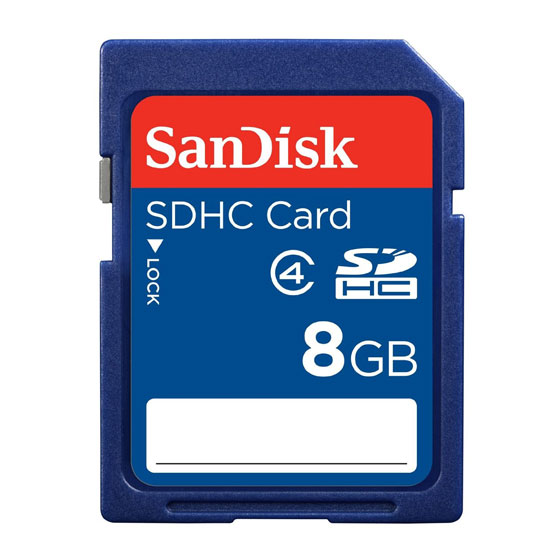 SanDisk Standard SDHC 8GB