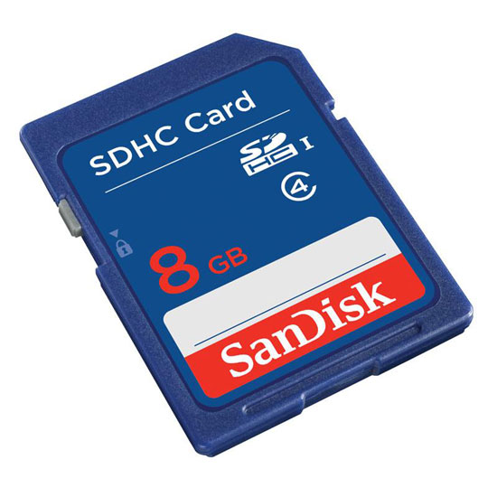 SanDisk Standard SDHC 8GB