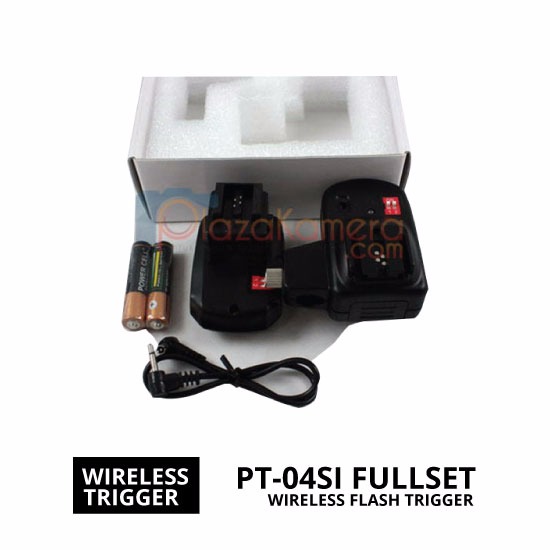 jual Wireless Flash Trigger PT-04SI Full Set