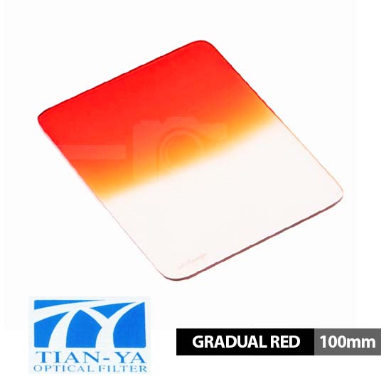 Jual Tianya 100mm Square Filter Gradual Red surabaya jakarta