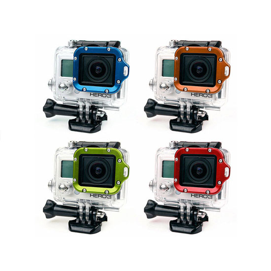 GoPro Third Party Silicone Case For Hero3 Green - Harga 