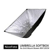 jual NiceFoto Umberella Softbox No Grid Mount Bowen 80x120
