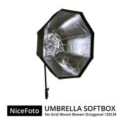 jual NiceFoto Umbrella Softbox No Grid Mount Bowen Octagonal 120cm