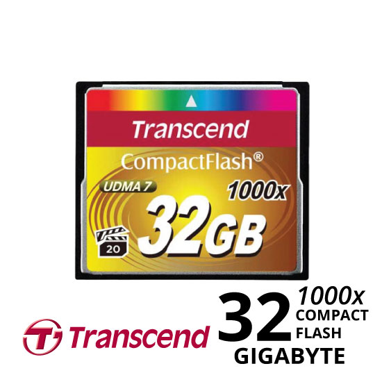 jual Transcend CompactFlash 1000x 32GB