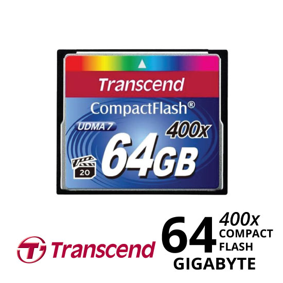 jual Transcend CompactFlash 400x 64GB
