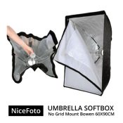 jual Nice Foto Umbrella Softbox No Grid Mount Bowen - 60x90