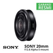 Jual Lensa Sony 20mm f/2.8 Alpha E-mount Harga Murah Surabaya & Jakarta
