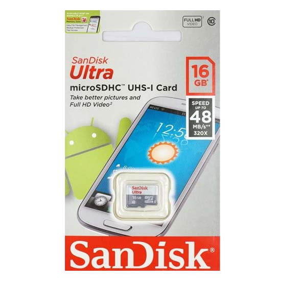 jual Sandisk Ultra MICROSDHC 48Mb/S - 16GB