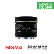 jual Sigma 8mm F3.5 EX DG Circular Fisheye