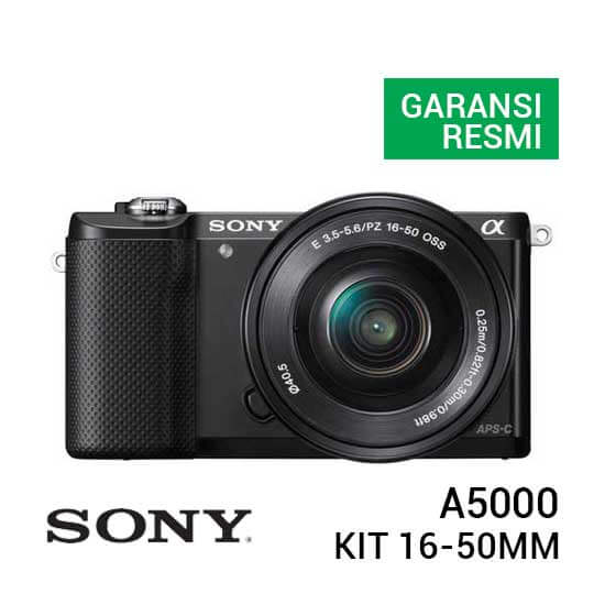 sony a5000 kit 16 50mm hitam harga dan spesifikasi
