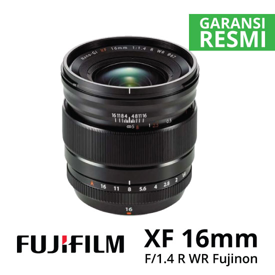 jual Fujifilm XF16mm F1.4 R WR Fujinon