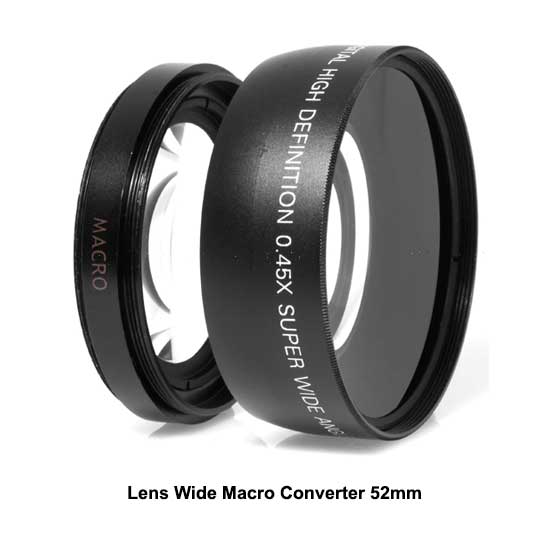 Lens Wide Macro Converter 52mm Harga Terbaik