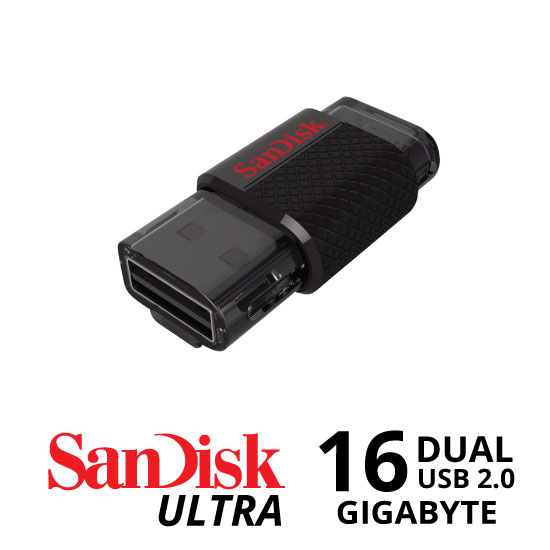jual Sandisk Ultra Dual USB Drive 16GB