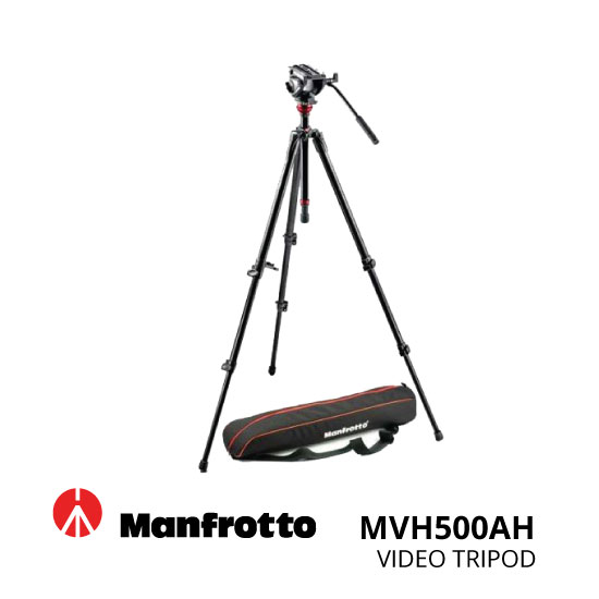 jual Manfrotto Tripod Video MVH500AH 755XBK MBAG80PN