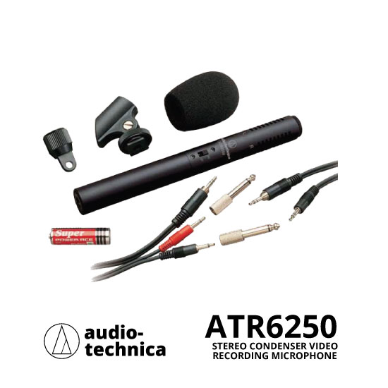 jual Audio Technica ATR6250 Stereo Condenser Video/Recording Microphone