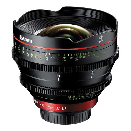Canon CN-E14mm T3.1 L F - Harga dan Spesifikasi