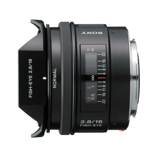 SONY SAL 16mm F2.8 Fisheye Lens - Harga dan Spesifikasi