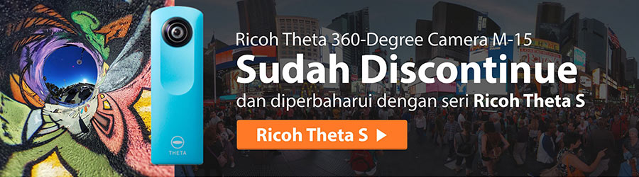 Ricoh Theta 360-Degree Camera M-15 - Harga dan Spesifikasi