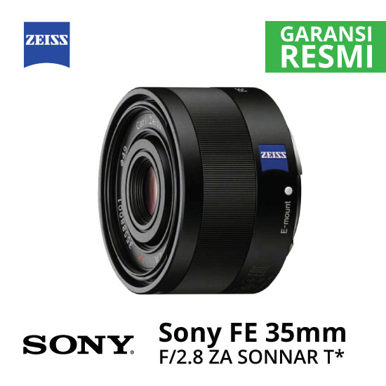 Jual Lensa Sony FE 35mm f/2.8 ZA Sonnar T* Harga Murah Surabaya & Jakarta