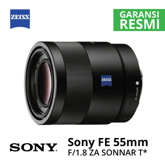Jual Lensa Sony FE 55mm f/1.8 ZA Sonnar T* Harga Murah Surabaya & Jakarta