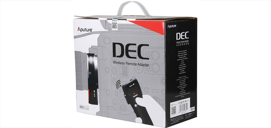 Aputure DEC Wireless Focus & Aperture Controller Lens Adapter For EOS to E-Mount