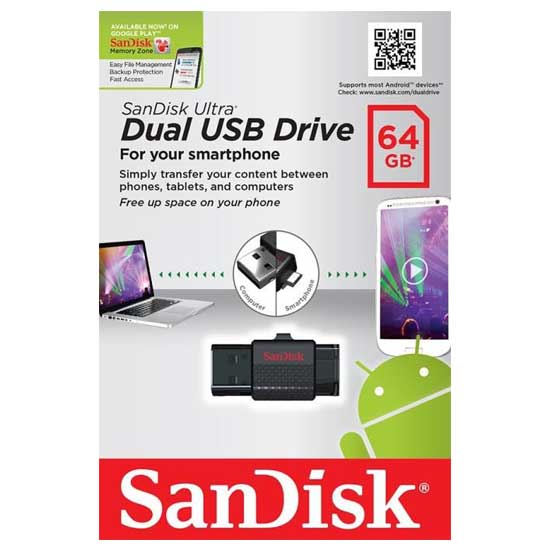 Sandisk Ultra Dual USB Drive 64GB