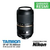 Jual Lensa Tamron SP AF 70-300 mm Nikon Di VC USD F/4-5.6 Harga Murah Toko Aksesoris Kamera Indonesia