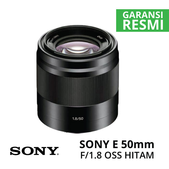 Sony E 50mm f 1.8 OSS Hitam