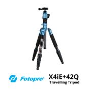 jual Fotopro X4iE+42Q Travelling Tripod Blue