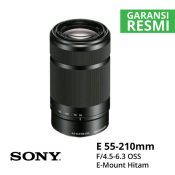 Jual Lensa Sony E 55-210mm f/4.5-6.3 OSS E-Mount Hitam Harga Murah Surabaya & Jakarta