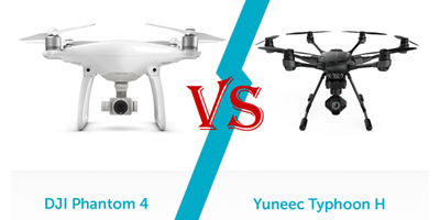 Yuneec Typhoon H atau DJI Phantom 4